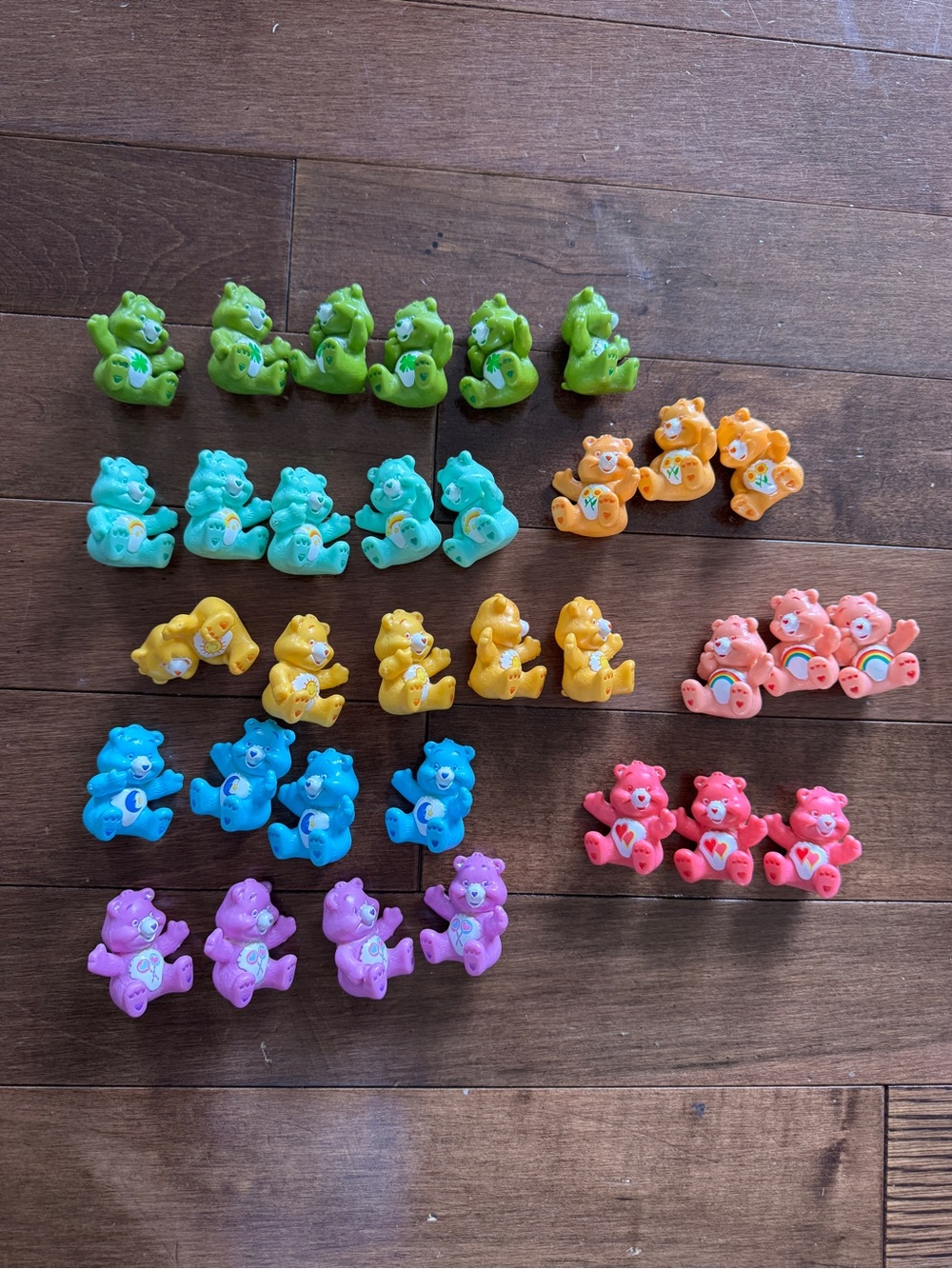 Care Bears Mini figures TCFC lot.